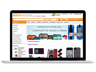 深圳江門2014多語言手機配件B2C外貿(mào)商城網(wǎng)站建設(shè)