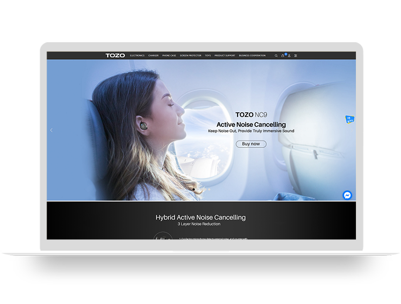 TOZO品牌外貿(mào)獨(dú)立站 中文日語(yǔ)外貿(mào)商城網(wǎng)站建設(shè) 亞馬遜測(cè)評(píng)